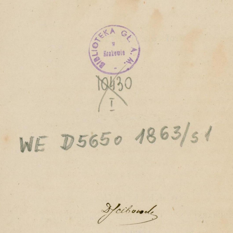 Ilustracja przestawia odręczny podpis Ściborowski.