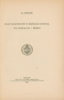 Strona tytułowa książki naukowej w języku polskim. U góry widnieje nazwisko autora: N. Cybulski (podkreślone). Tytuł publikacji brzmi: „Prądy elektryczne w mięśniach czynnych, ich charakter i źródło”
Na środku strony znajduje się okrągła pieczęć z herbem Akademii Umiejętności „Academia Litterarum Cracoviensis”.
Na dole podano miejsce i rok wydania: Kraków Nakładem Akademii Umiejętności
Skład główny w Księgarni Spółki Wydawniczej Polskiej 1912. Całość wydrukowana jest klasyczną, elegancką czcionką na lekko pożółkłym papierze, co wskazuje na wiekową publikację