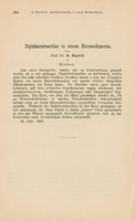 Praca w języku niemieckim Diphtheriebacillen in einem Harnseclimente, 1897.