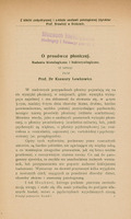 Strona tytułowa pracy "O prosówce płoniczej : badania histologiczne i bakteriologiczne ".
