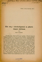 Pierwsza strona artykułu naukowego w języku polskim, będącego odbitką z Gazety Lekarskiej z 1910 roku.
Tytuł artykułu brzmi: „Kilka uwag o elektrokardiogramach na podstawie własnych doświadczeń.” Autorem jest Prof. N. Cybulski.
Poniżej tytułu znajduje się treść artykułu rozpoczynająca się od wprowadzenia dotyczącego badań elektrycznych zjawisk w sercu – zarówno u zwierząt, jak i ludzi. Tekst wspomina nazwiska naukowców takich jak Hermann, Lipmann, czy Waller, odnosząc się do ich odkryć w dziedzinie fizjologii i elektrodiagnostyki.
Na górze strony widnieje odręczna dedykacja „Imć Panu Prof. Kostaneckiemu z prośbą o przyjęcie, autor.” Nieco poniżej po lewej stronie zapisane są odręcznie archiwalne numeracje biblioteczne: czarnym atramentem przekreślona liczba „4460” i po nią niebieskim atramentem liczba „557”. Na dole strony znajdują się zapisy biblioteczne:
odręczny niebieskim atramentem „Z-142898” oraz niebieski odcisk pieczątki: „Akc. zl 2025 nr 234”, gdzie liczby „2025” i „234” zapisane zostały odręcznie czarnym atramentem.
Papier ma pożółkły odcień, wskazujący na wiek dokumentu.