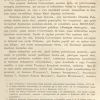  Tekst przedmowy do pracy Codex Diplomaticus Universitatis Studii Generalis Cracoviensis.