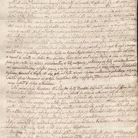 Pierwsza strona sporządzonego przez Sebastiana Girtlera "Opisu całego czynu tyczącego się założenia Biblioteki Wydziału Lekarskiego" [20 XII 1811 r.]. Strona jest lekko pożółkła. U góry strony widnieje ręcznie zapisany tytuł dokumentu "Opisu całego czynu tyczącego się założenia Biblioteki Wydziału Lekarskiego". Pozostała część strony wypełniona jest niemal w całości odręcznymi zapisem sporządzonym ciemnym atramentem. Miejscami atrament jest wyblakły.